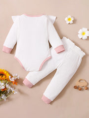 Cute Romper & Bow Set for Baby Girls - Summer Style