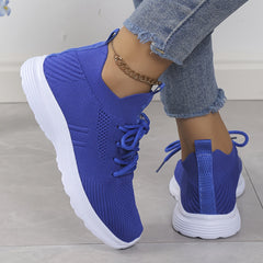 Women's Lace up Breathable Athletic Running Shoes Lightweight Sneakers