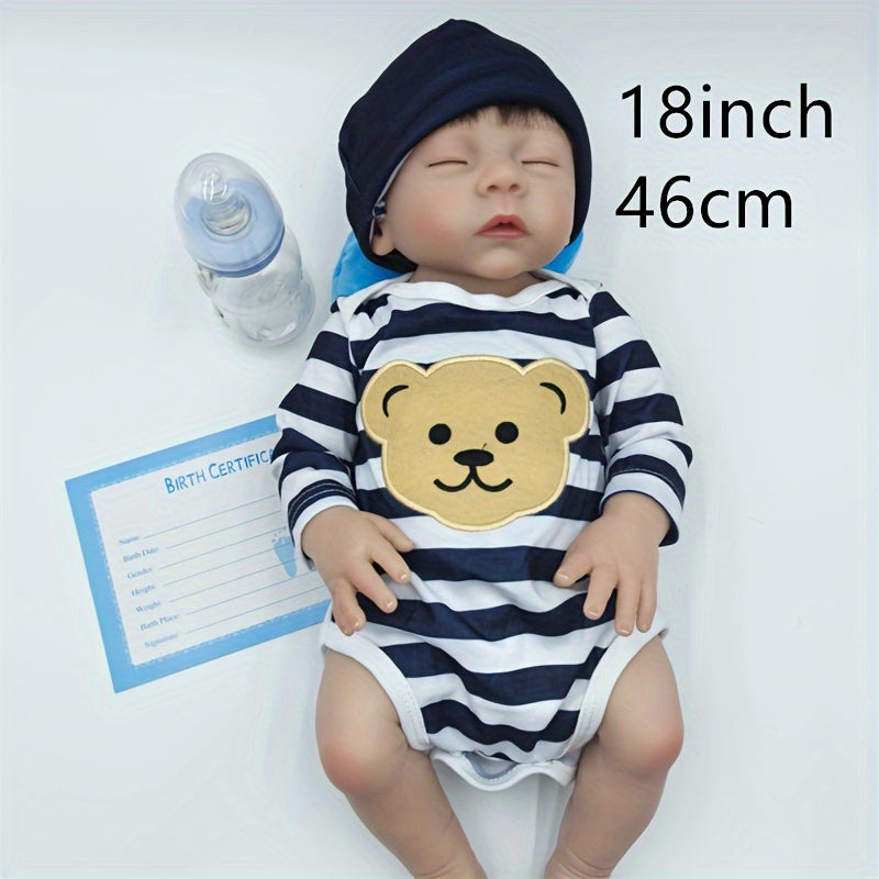 18 inch Hair Transplant Rebirth Doll Gift