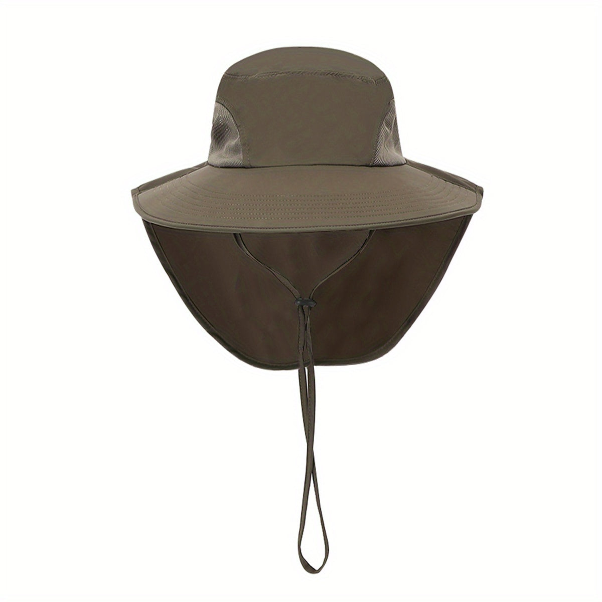 Sunshade Men's Bucket Hat with Face Covering for Fishing