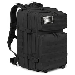 45L Large Capacity MOLLE Backpack Set for Outdoor Hiking - 3 Pack