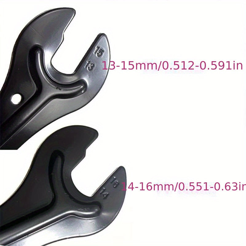 Bike Hub Repair Tools Double Ended Cone Wrench Bicycle Head Open End Spanner