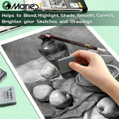 Plasticity Erasers Kneaded Rubber Art Supplies For Drawing Blend Sketch Grey