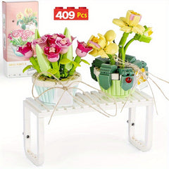 Bonsai Building Block Set for Office Bedroom Decor - Ideal Gift (14+)