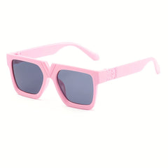 Kids Square Frame Sunglasses UV Protection Travel Glasses