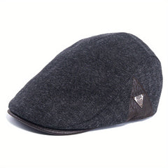 Winter Woolen Newsboy Flat Cap Warmer Beret Hat Men's Ivy Golf Hats