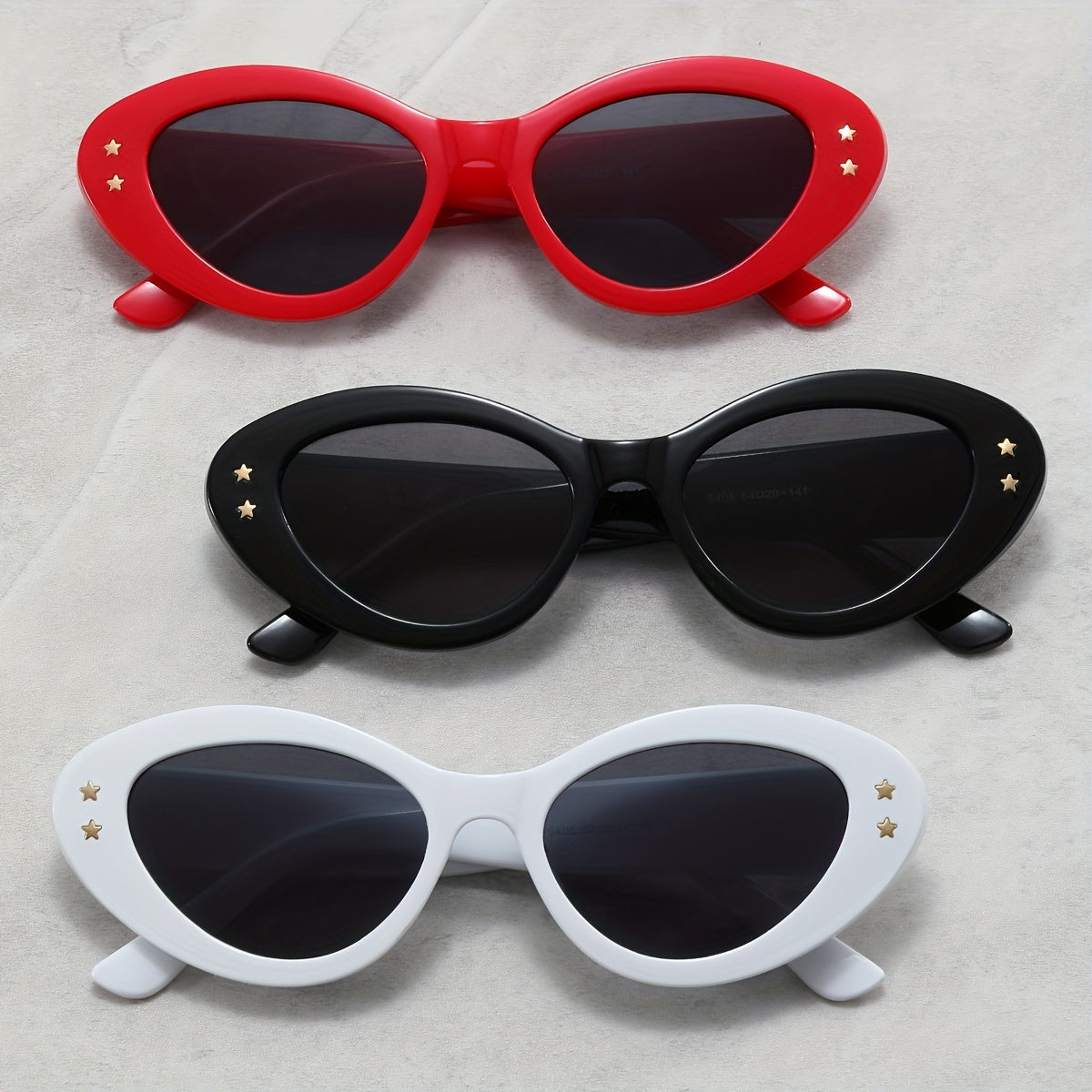 3 Pairs Men's Small Frame Sunglasses UV400 for Sports