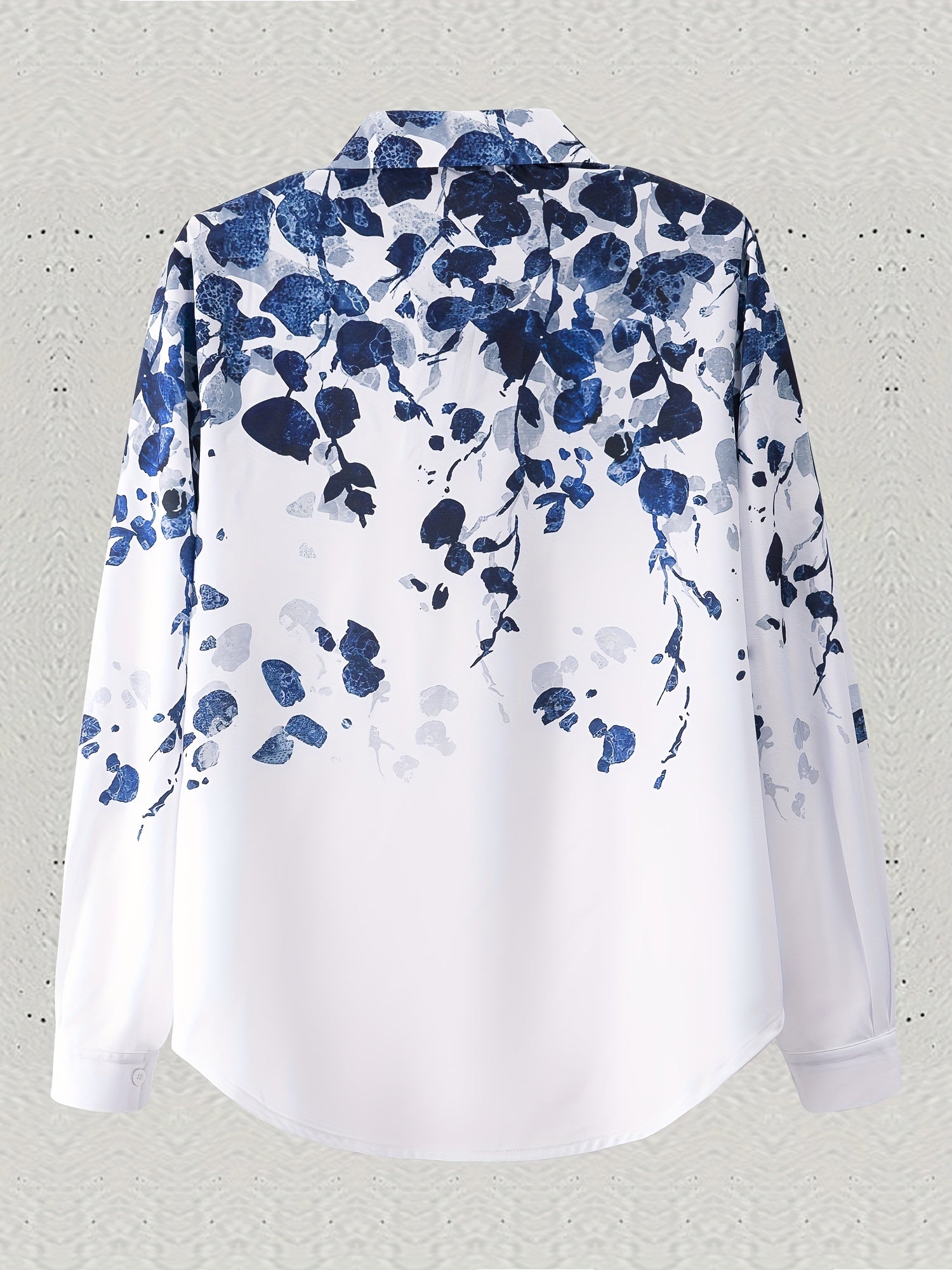 Floral Print Long Sleeve Blouse