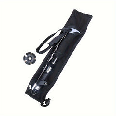 Aluminum Alloy Telescopic Climbing Stick Folding Handle 3 Layers Paint
