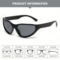 Men's Retro Large Frame Sunscreen Glasses Y2K Sunglasses