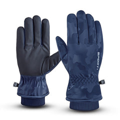 Men's Windproof Skiing Gloves Warm Touch Screen Gloves