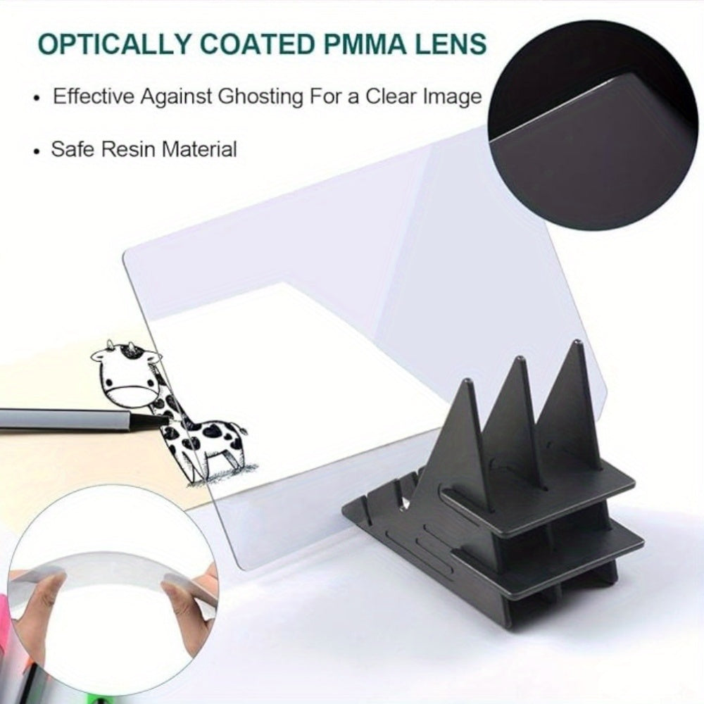 Portable Marking Board Copy Mirror Drawing Reflection Board
