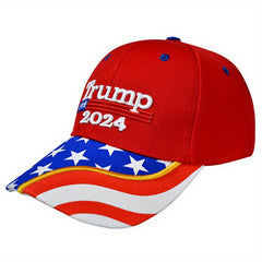 Flag Embroidery Baseball Cap Block Adjustable Dad Hat