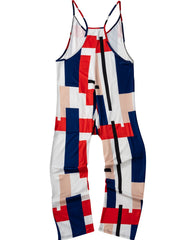 Casual Overall Jumpsuit with Dual Pockets