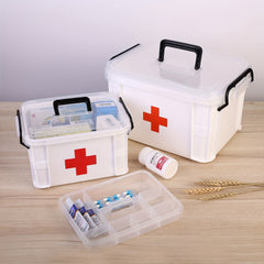 Portable Medicine Box First Aid Storage Health Care Box