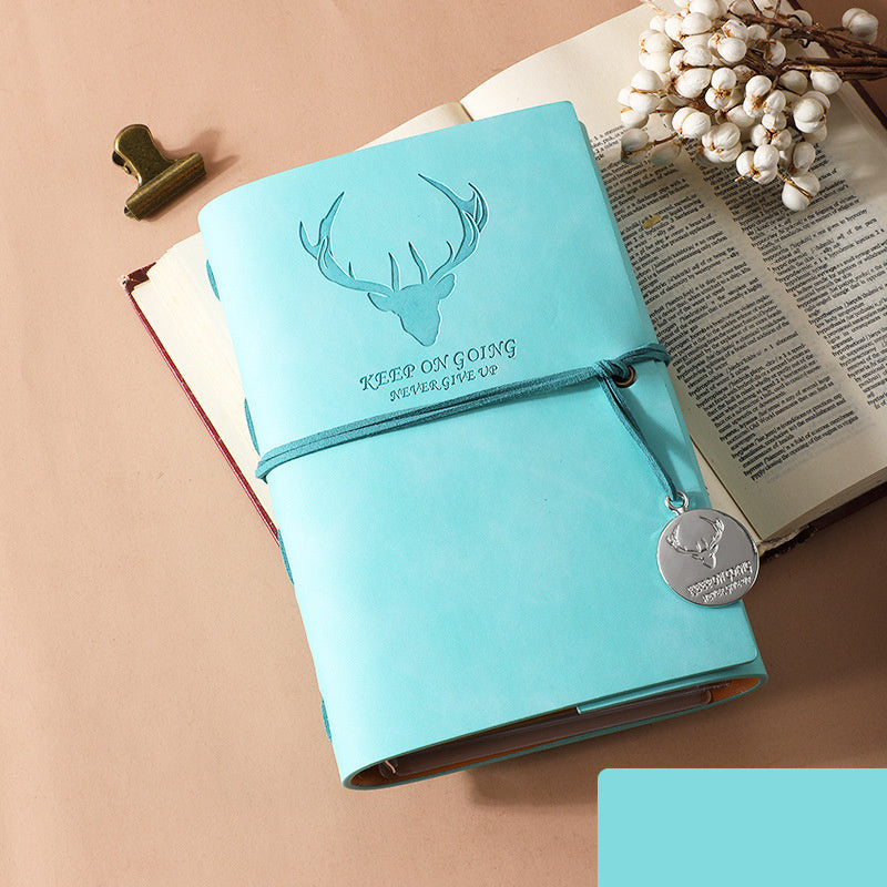 Deer Head Print A6 Hand Account Book