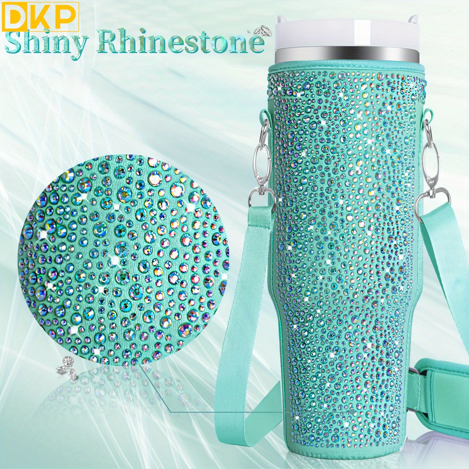 Insulated Water Bottle Carrier Bag For 40oz Bottle