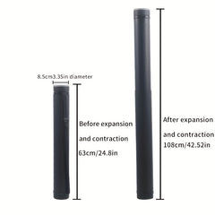 Telescopic Drawing Storage Bucket 8.3in Diameter 25.2-42.5in Length