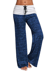 Wide Leg Elastic Yoga Pants Loose Casual Drawstring Pants