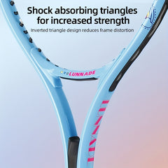 SALYWEE Aluminum Carbon Tennis Racket with Bag for Beginners