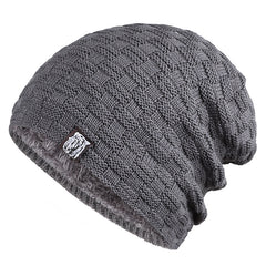 Men's Padded Knitted Cap for Winter