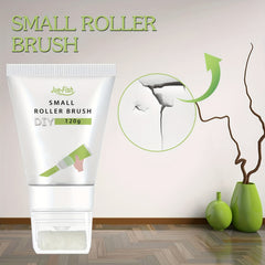 Small Rolling Brush Wall Repair Cream + Scraper - Quick Drying Patch