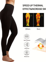 Stretchy Sauna Sweatpants Gym Workout Leggings
