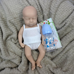 13" Soft Silicone Reborn Dolls Unpainted Full Body Realistic Newborn Doll