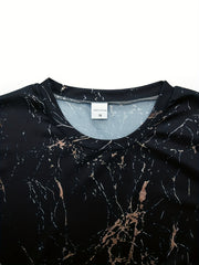 Men's Stylish Graphic T-shirt Casual Tee for Summer Outdoor