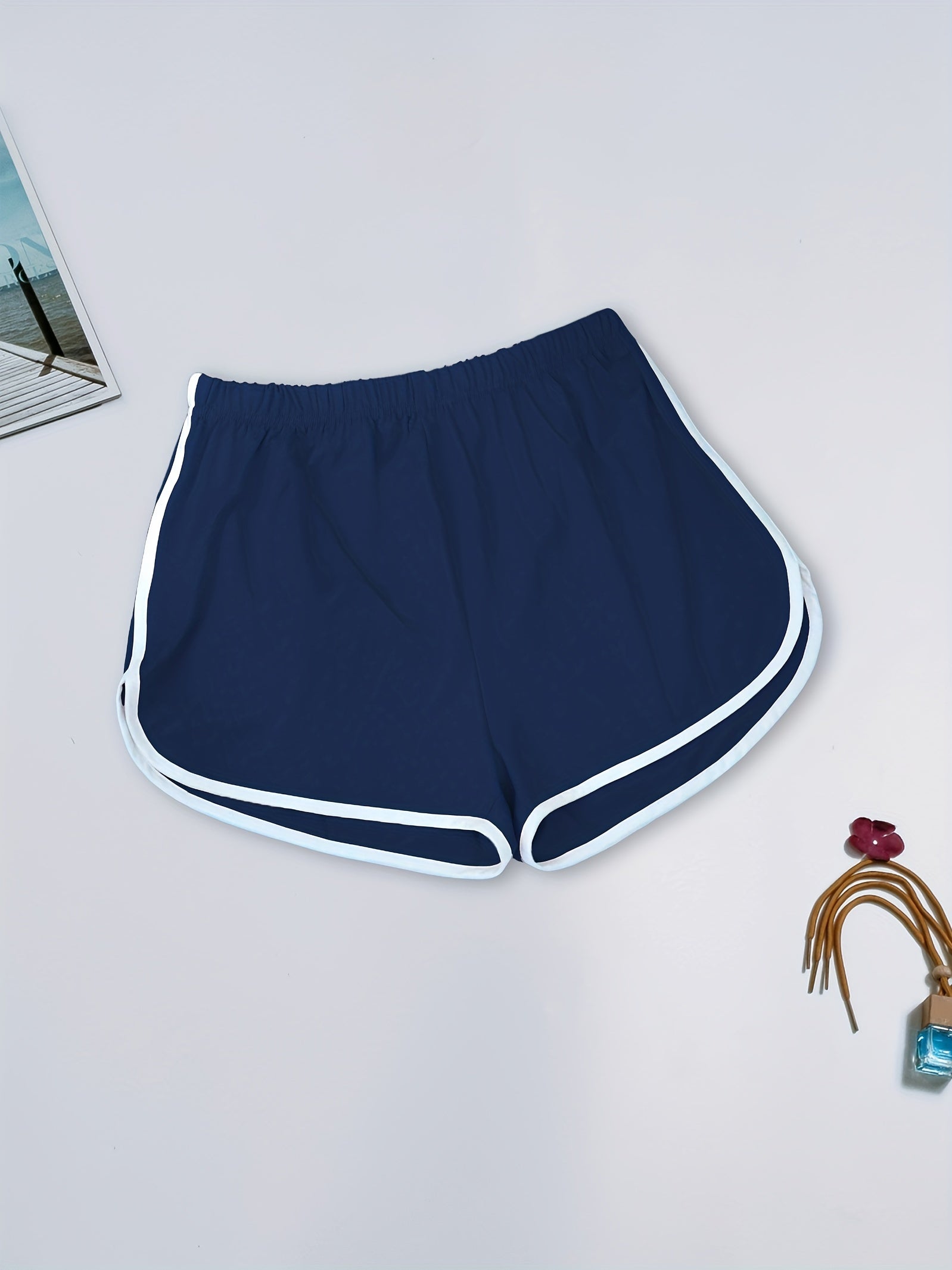 Soft & Comfy Elastic Waistband Shorts Women's Sleepwear