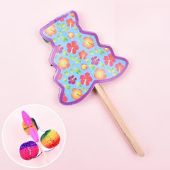 DIY Puzzle Toy Paper Flip Flower Variety God Flower Play Paper Change Flower Toy
