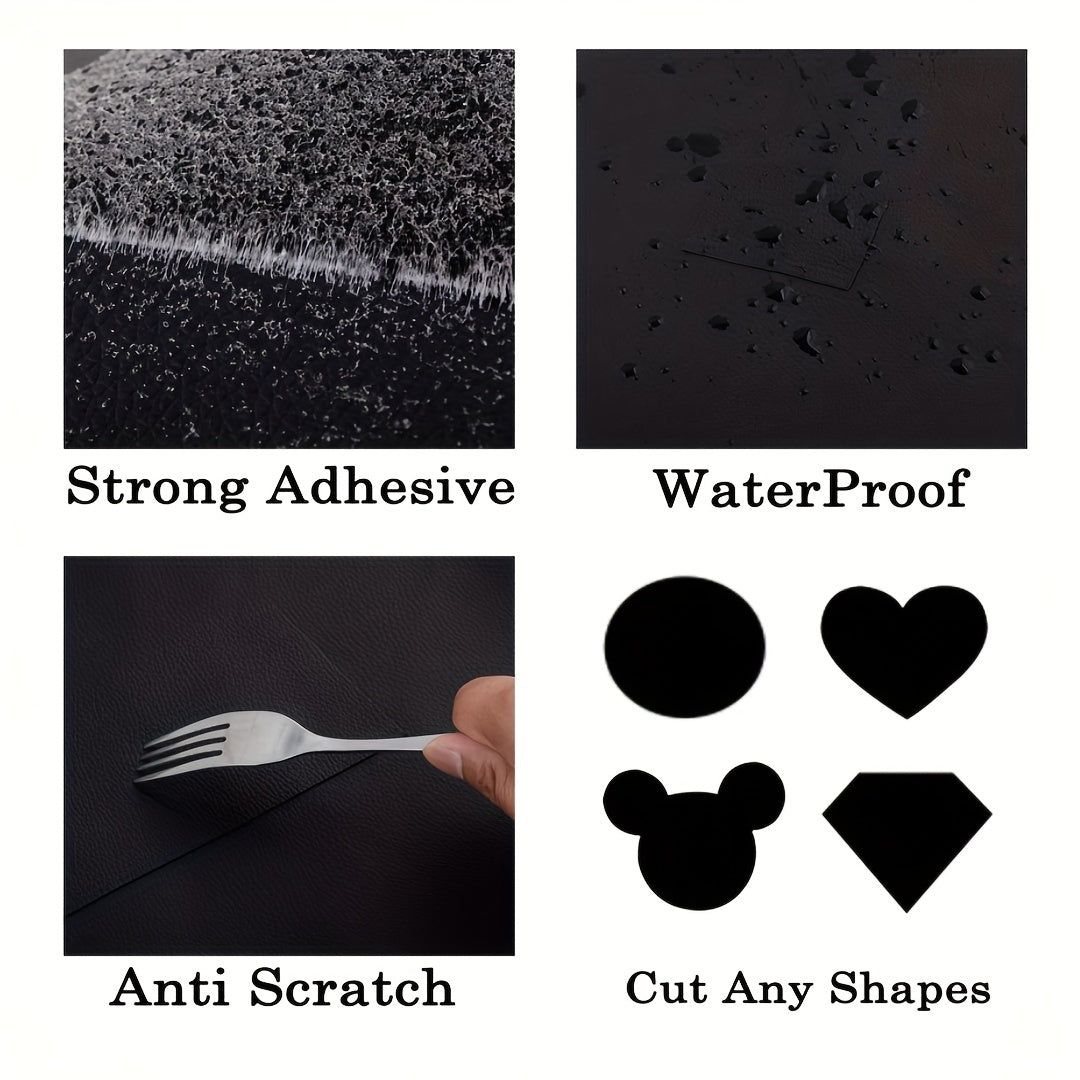 Self Adhesive PU Leather Fabric Patches Repair Tape Kit