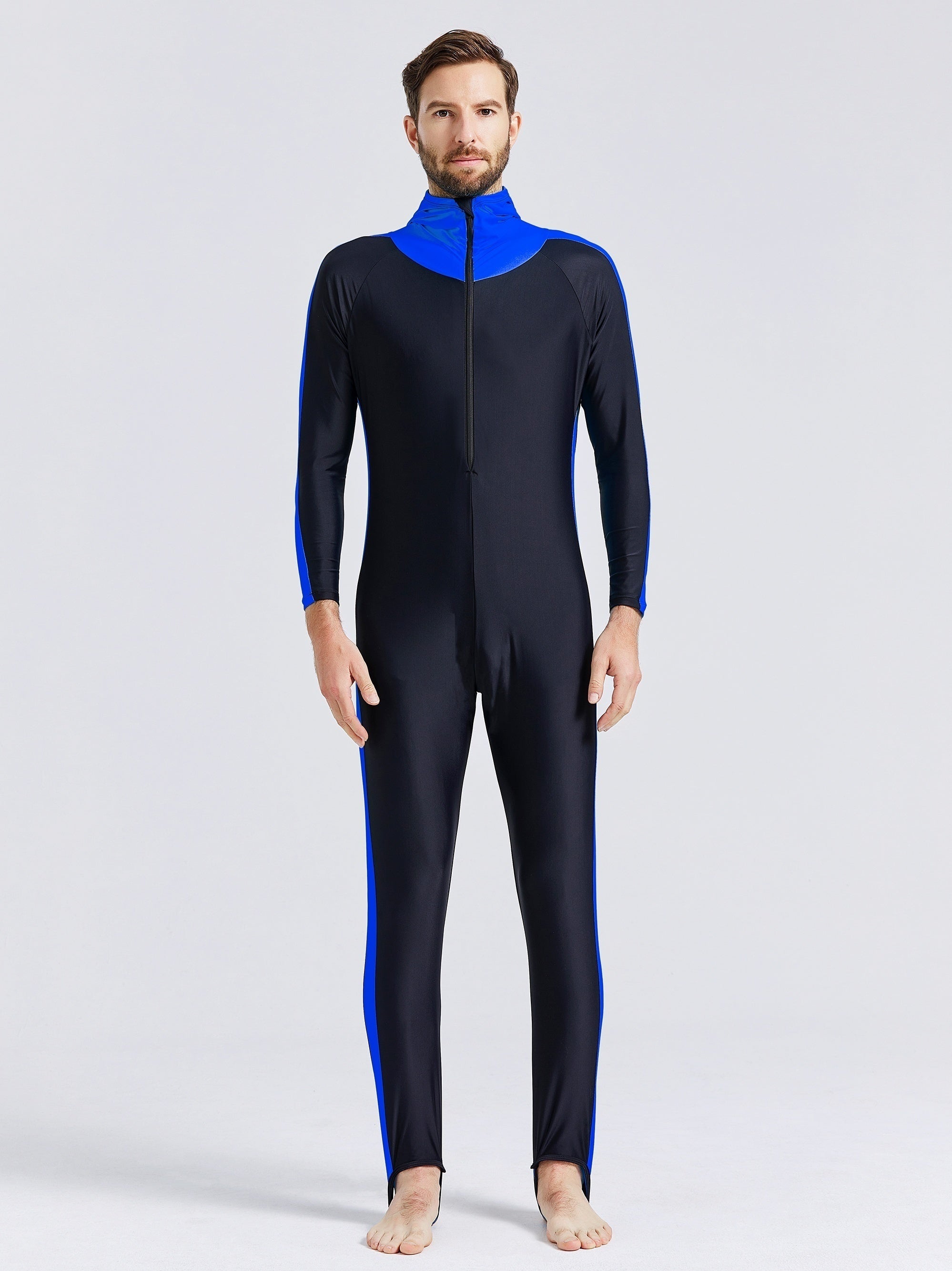 Men's Compression Hooded Swimwear for Swimming Diving Snorkeling