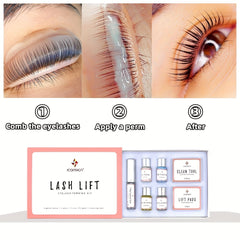 Lash Lifting Kit with Keratin Curling Lashes and Primer