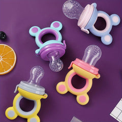 Silicone Baby Nutrition Feeder with Music, Fruit & Veggie Mesh Bag