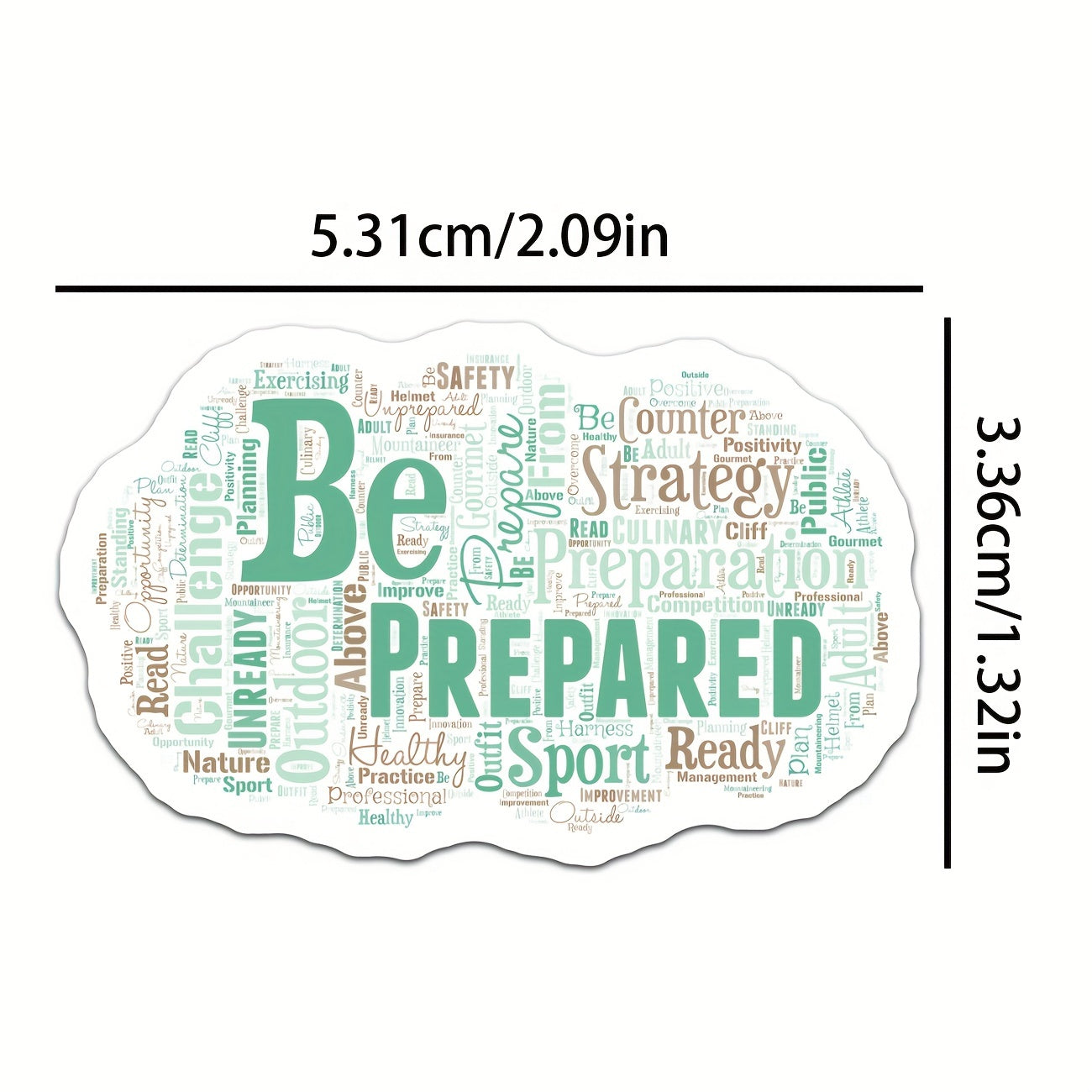 50pcs Inspirational Words Stickers Motivational Quote - Vinyl Sticker