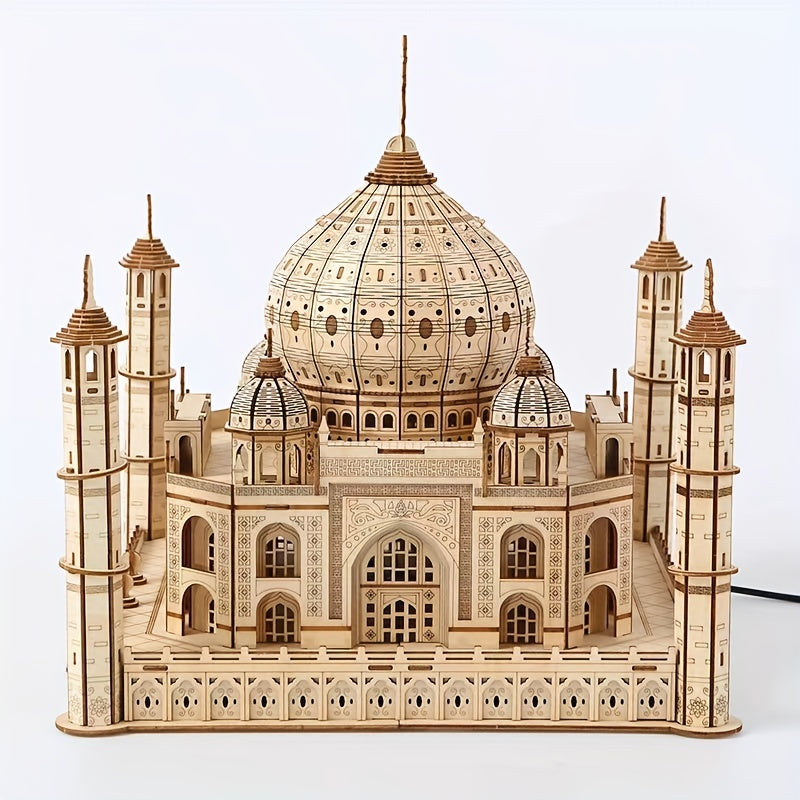 DIY Castle 3D Stereo Puzzle Wooden Children's Educational Toy