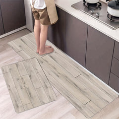 Printing Floor Mat Home Kitchen Floor Rug Anti Slip Polyester Carpet