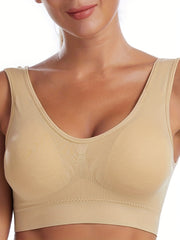 3pcs Wireless Push Up Tank Bra Soft & Comfy Lingerie