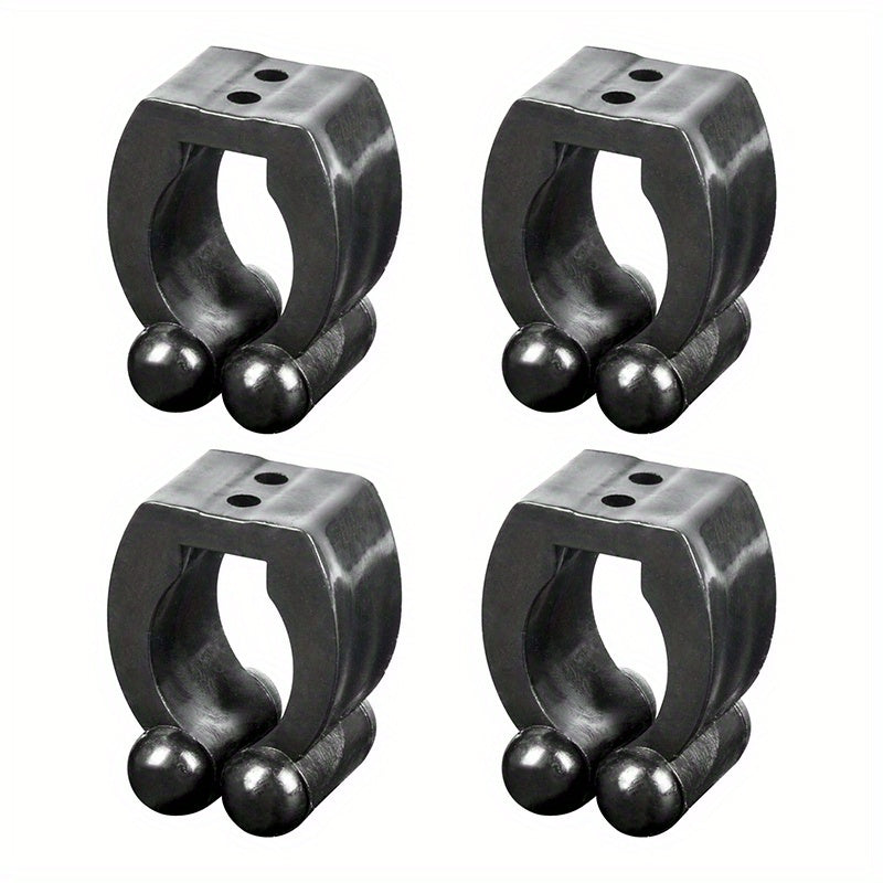 4pcs Fishing Rod Holders with Rack Clips