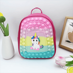 Kids Lightweight Unicorn Silicone Backpack - School Gift