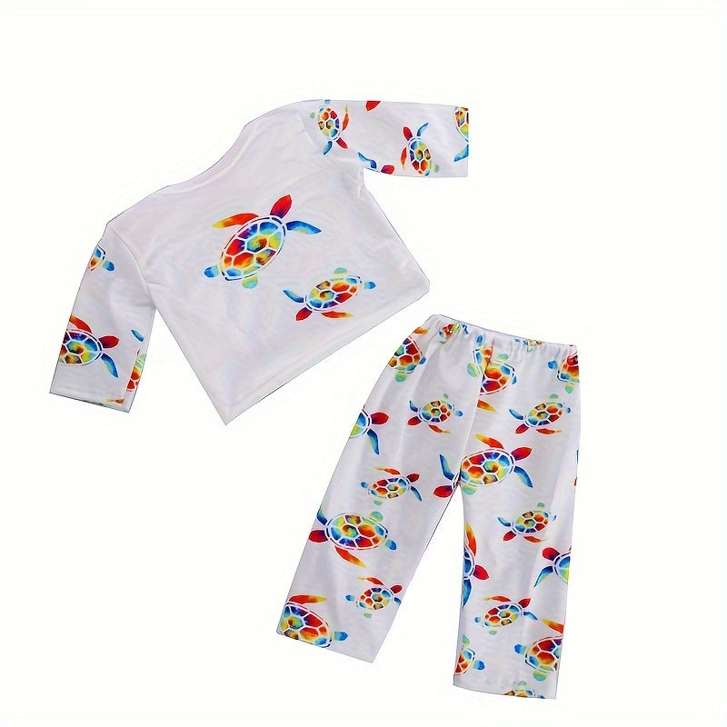 Newborn Doll Pajamas Set for 17-18 inch Dolls, Ages 3-6