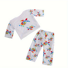 Newborn Doll Pajamas Set for 17-18 inch Dolls, Ages 3-6