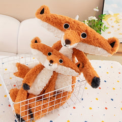 Large Lovely Fox Plush Doll Soft Plush Toys Stuffed Animal Funny Fox Doll