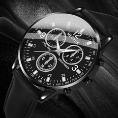 Unisex Casual Luminous Round Pointer Quartz Watch