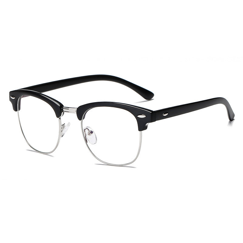 Women's Semi Rimless Light Blocking Glasses Frame
