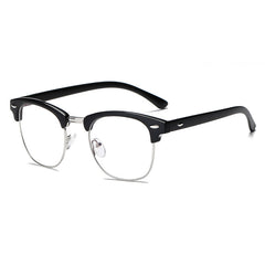 Women's Semi Rimless Light Blocking Glasses Frame