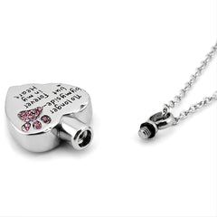 Stainless Steel Pet Memorial Necklace - Keep Your Pet's Ashes Close