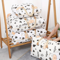 Cartoon Cow Pattern Luggage Bag Organizer for Travel