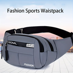 Men's Large Capacity Waist Bag for Outdoor Activities